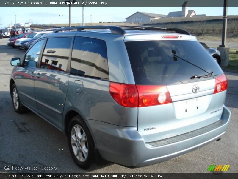Blue Mirage Metallic / Stone Gray 2006 Toyota Sienna XLE