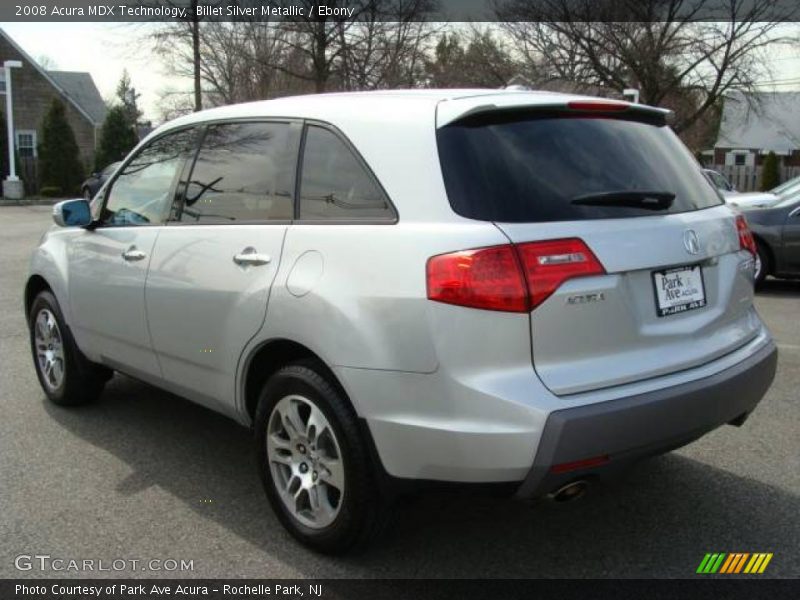 Billet Silver Metallic / Ebony 2008 Acura MDX Technology