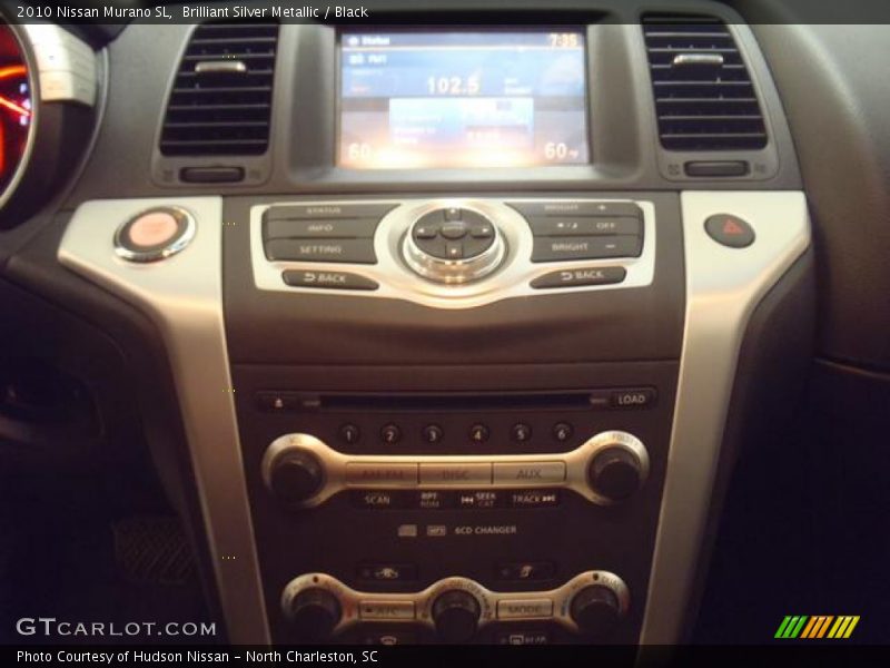 Brilliant Silver Metallic / Black 2010 Nissan Murano SL