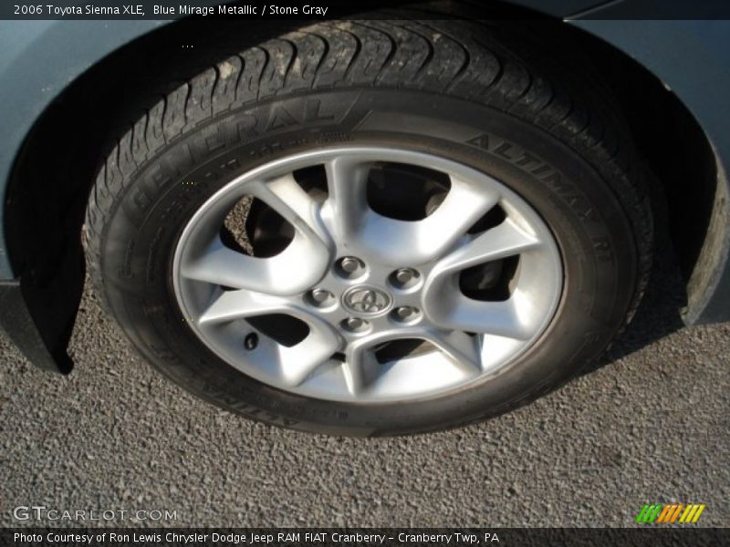 Blue Mirage Metallic / Stone Gray 2006 Toyota Sienna XLE