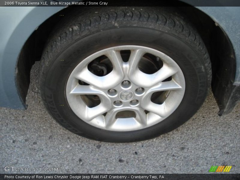 Blue Mirage Metallic / Stone Gray 2006 Toyota Sienna XLE