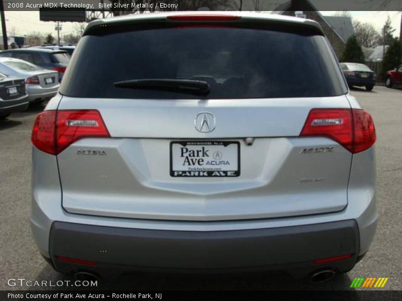 Billet Silver Metallic / Ebony 2008 Acura MDX Technology