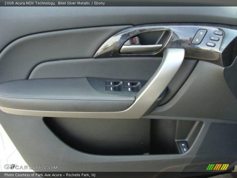 Billet Silver Metallic / Ebony 2008 Acura MDX Technology