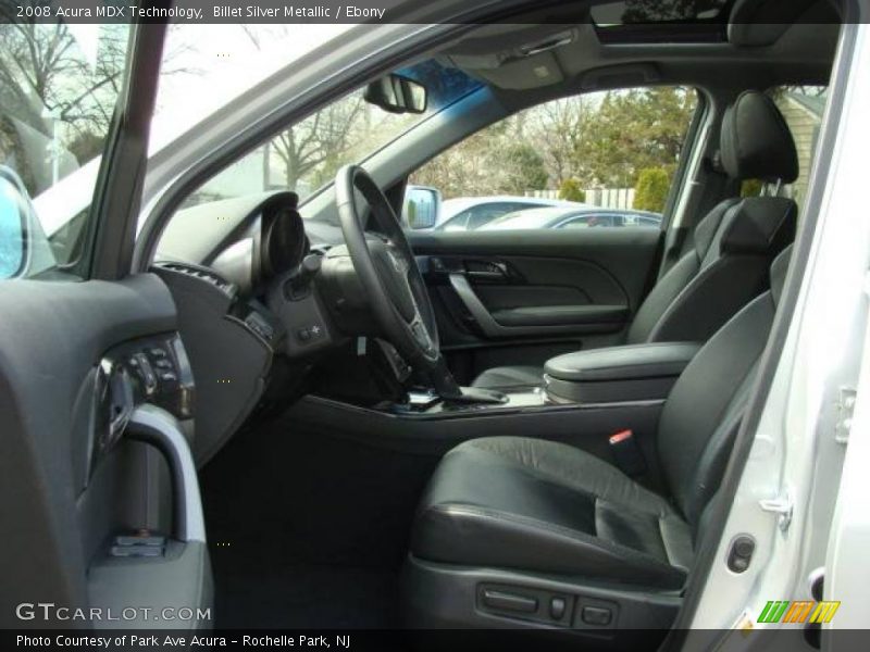 Billet Silver Metallic / Ebony 2008 Acura MDX Technology