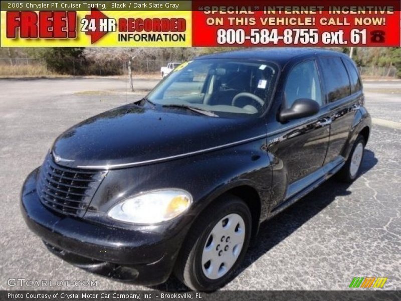 Black / Dark Slate Gray 2005 Chrysler PT Cruiser Touring