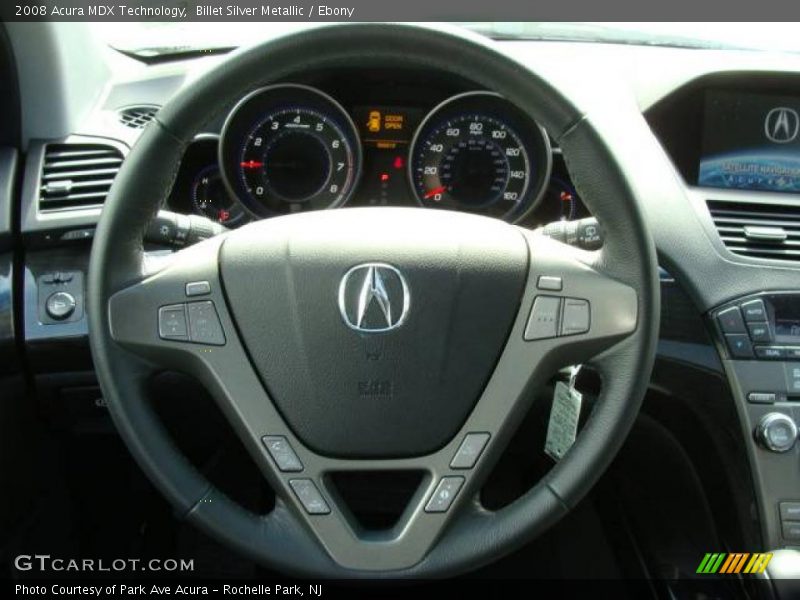 Billet Silver Metallic / Ebony 2008 Acura MDX Technology