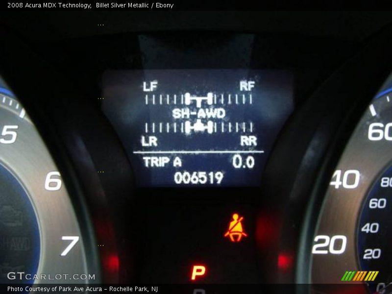 Billet Silver Metallic / Ebony 2008 Acura MDX Technology