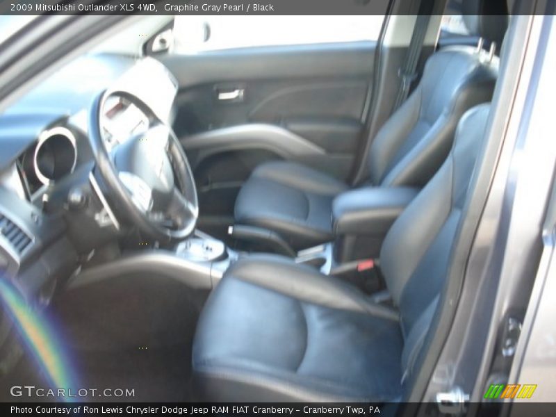 Graphite Gray Pearl / Black 2009 Mitsubishi Outlander XLS 4WD