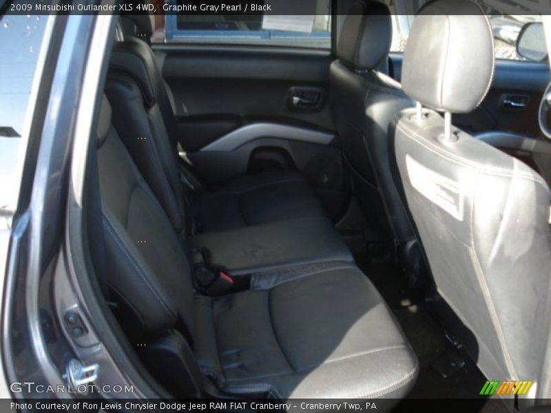 Graphite Gray Pearl / Black 2009 Mitsubishi Outlander XLS 4WD