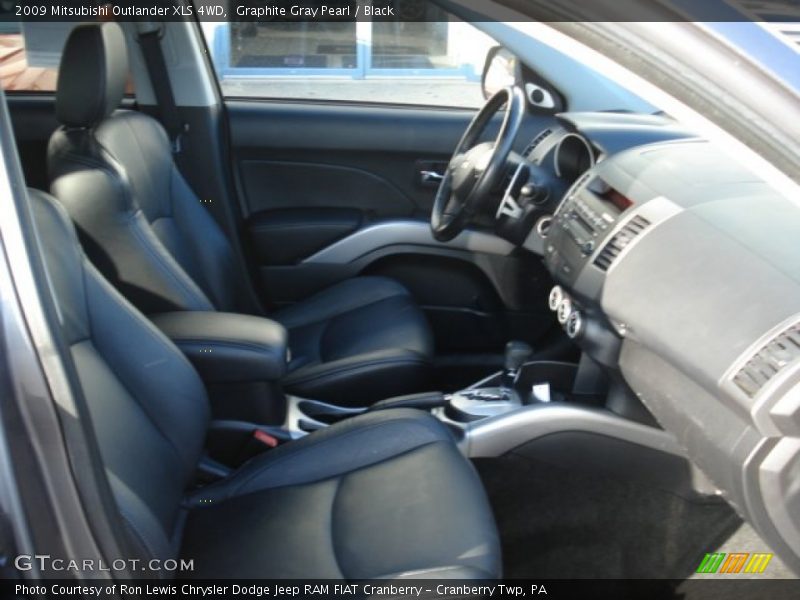 Graphite Gray Pearl / Black 2009 Mitsubishi Outlander XLS 4WD