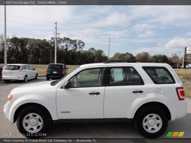 Oxford White / Stone 2008 Ford Escape XLS