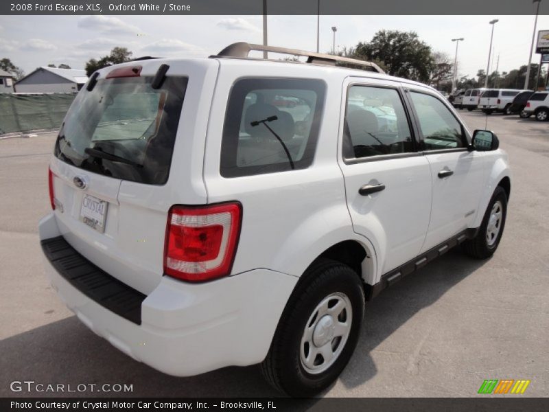 Oxford White / Stone 2008 Ford Escape XLS
