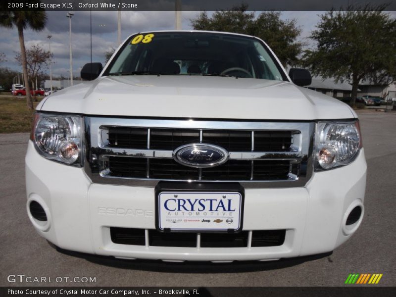Oxford White / Stone 2008 Ford Escape XLS