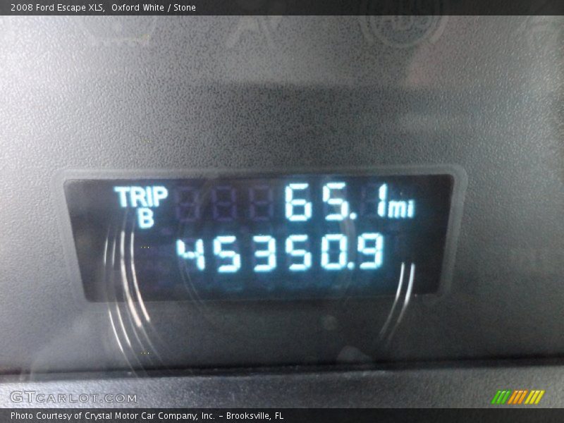 Oxford White / Stone 2008 Ford Escape XLS