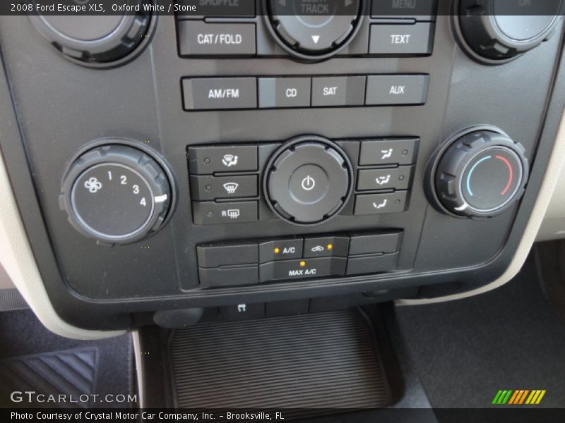Oxford White / Stone 2008 Ford Escape XLS