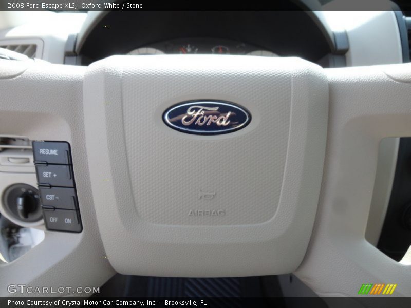 Oxford White / Stone 2008 Ford Escape XLS
