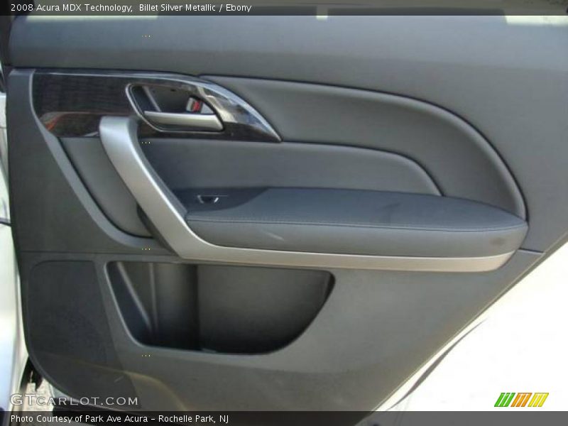 Billet Silver Metallic / Ebony 2008 Acura MDX Technology