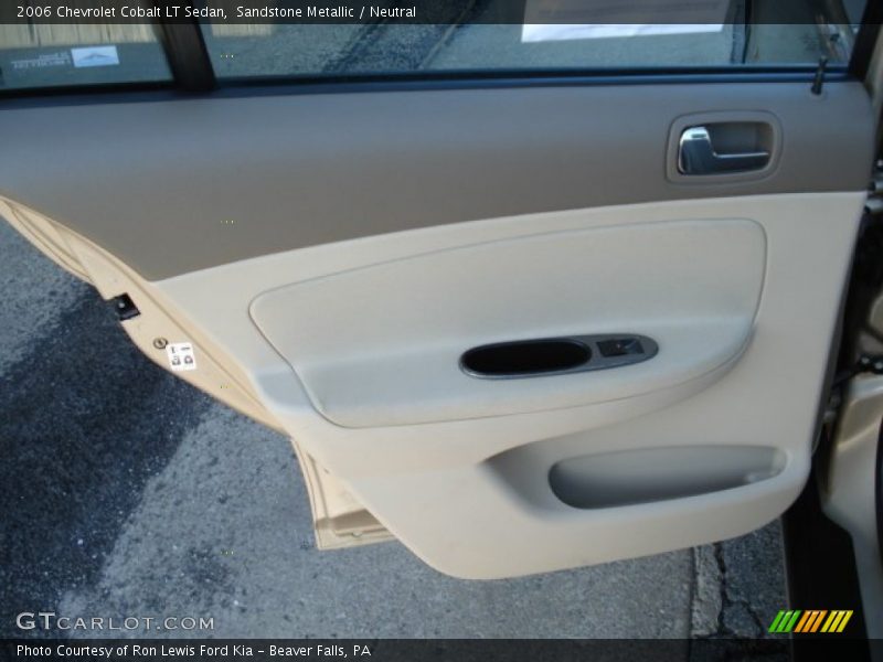 Sandstone Metallic / Neutral 2006 Chevrolet Cobalt LT Sedan