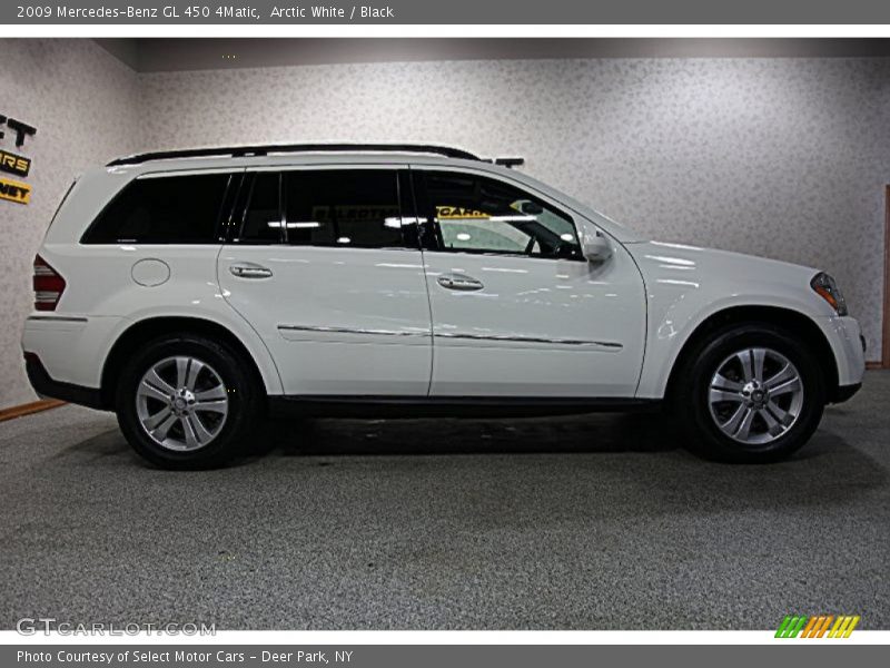 Arctic White / Black 2009 Mercedes-Benz GL 450 4Matic