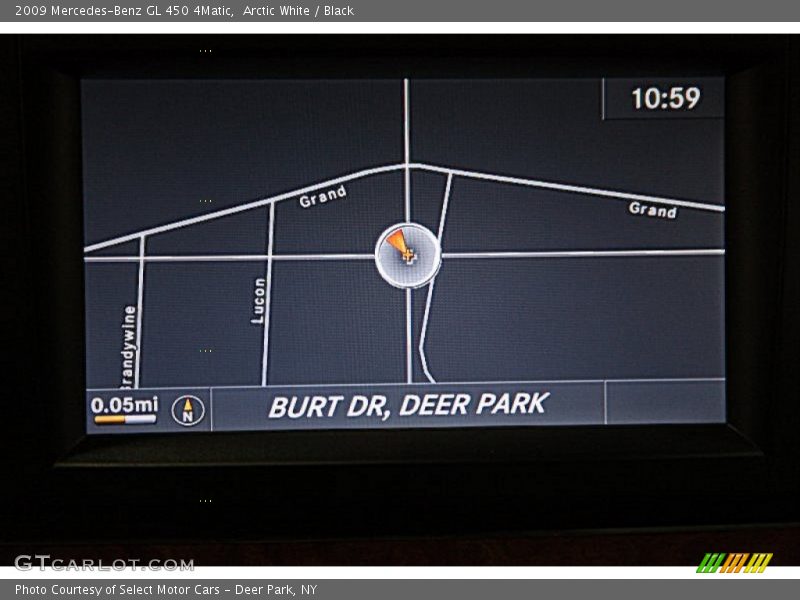 Arctic White / Black 2009 Mercedes-Benz GL 450 4Matic
