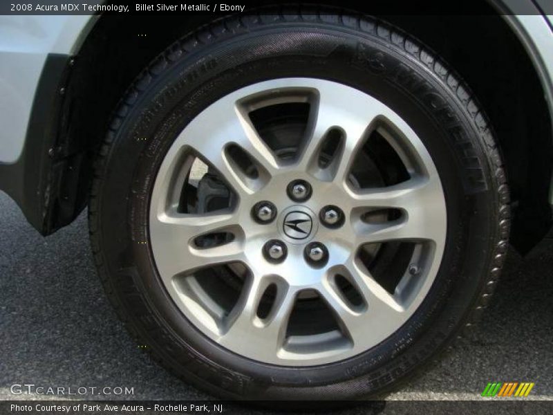Billet Silver Metallic / Ebony 2008 Acura MDX Technology
