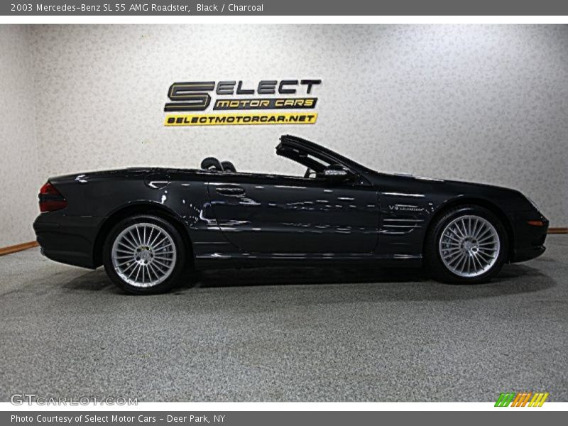 Black / Charcoal 2003 Mercedes-Benz SL 55 AMG Roadster