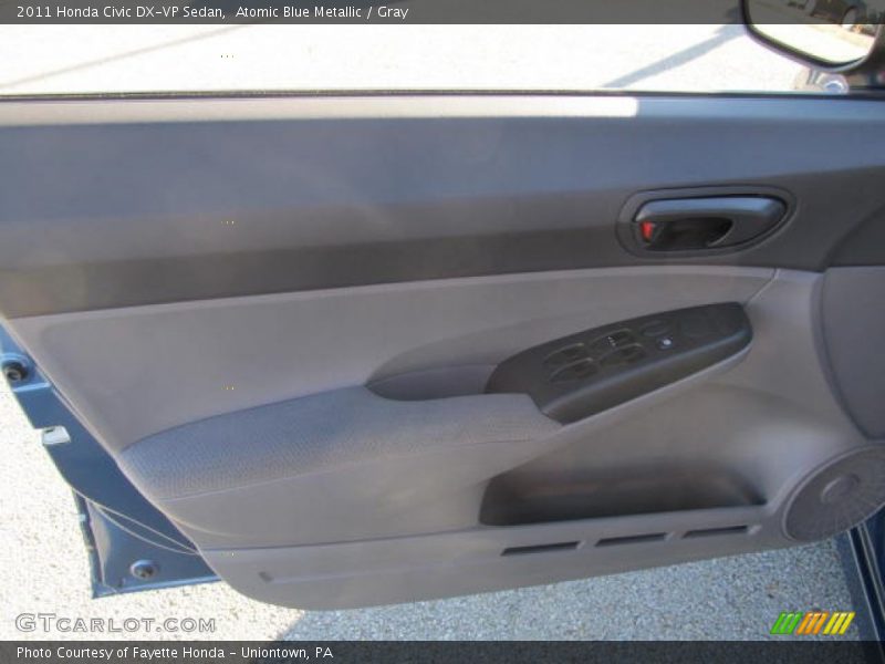Atomic Blue Metallic / Gray 2011 Honda Civic DX-VP Sedan