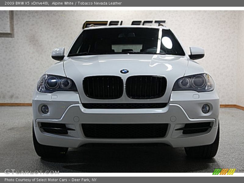 Alpine White / Tobacco Nevada Leather 2009 BMW X5 xDrive48i