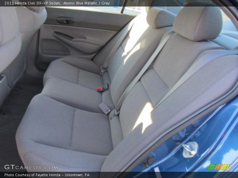Atomic Blue Metallic / Gray 2011 Honda Civic DX-VP Sedan