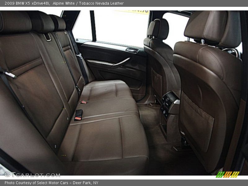 Alpine White / Tobacco Nevada Leather 2009 BMW X5 xDrive48i
