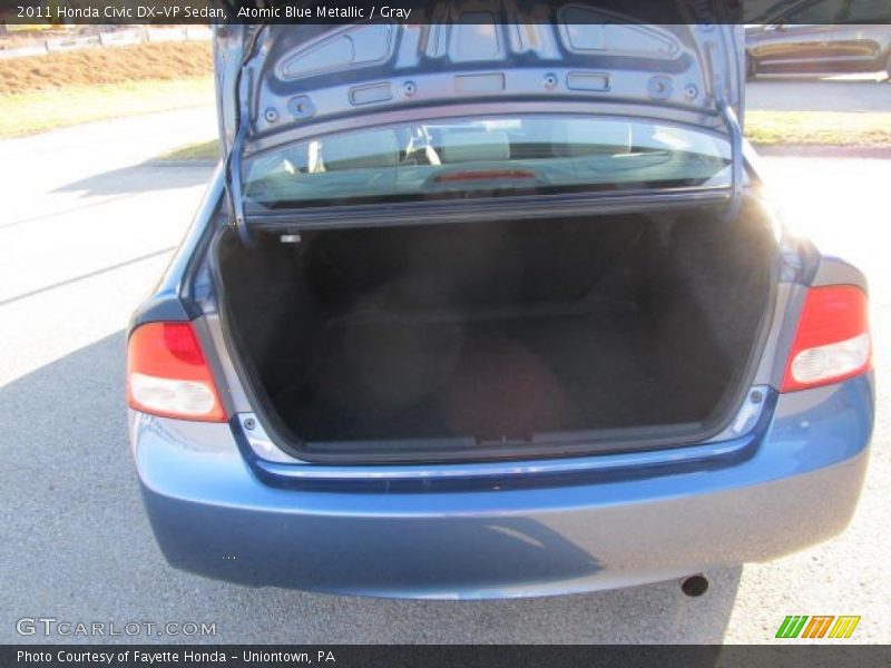 Atomic Blue Metallic / Gray 2011 Honda Civic DX-VP Sedan