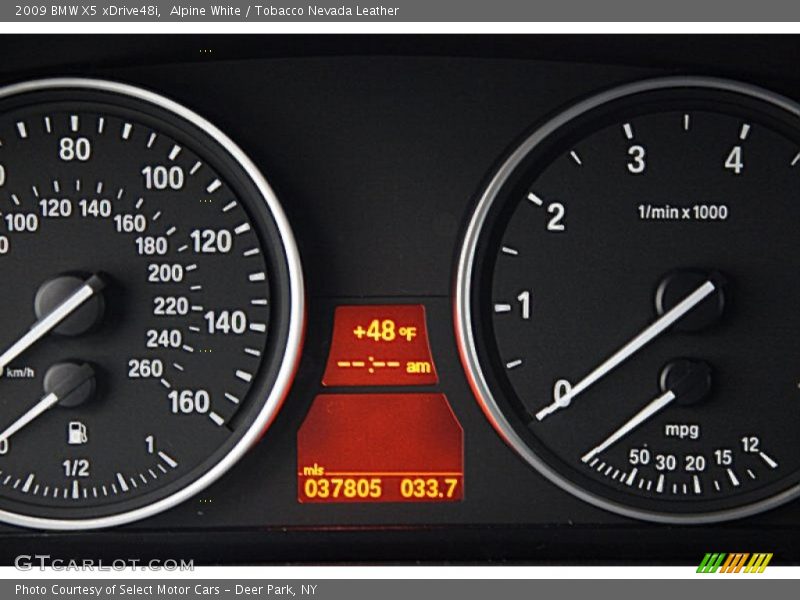 Alpine White / Tobacco Nevada Leather 2009 BMW X5 xDrive48i