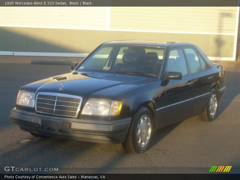 Black / Black 1995 Mercedes-Benz E 320 Sedan