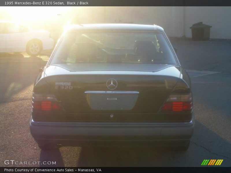 Black / Black 1995 Mercedes-Benz E 320 Sedan