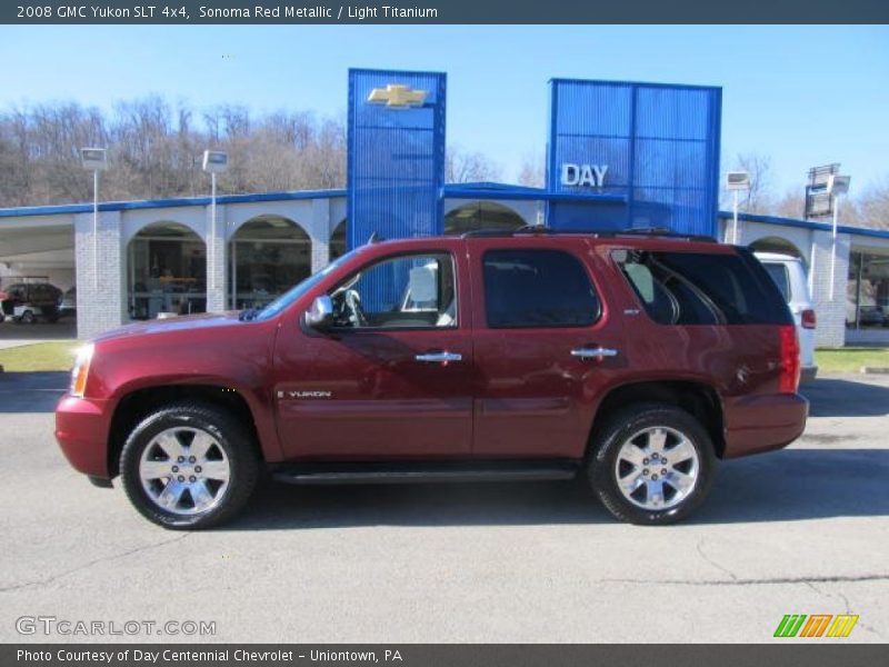 Sonoma Red Metallic / Light Titanium 2008 GMC Yukon SLT 4x4