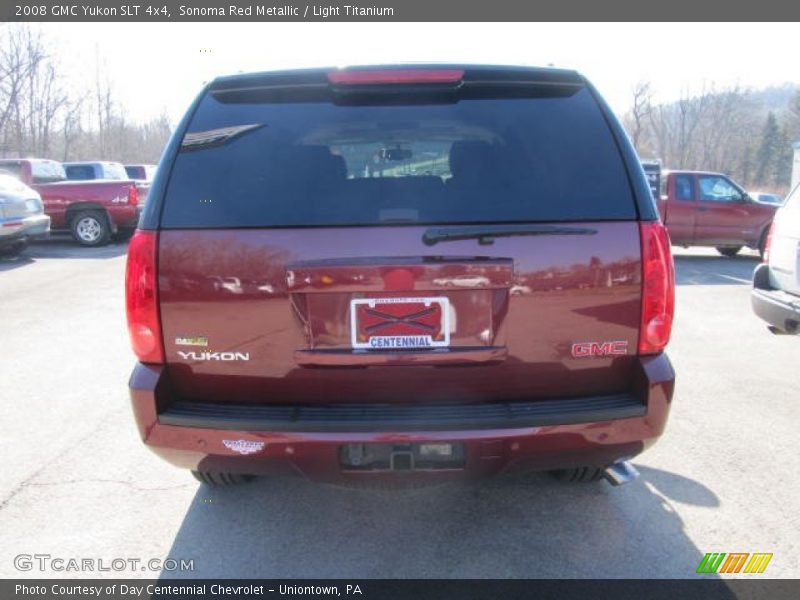 Sonoma Red Metallic / Light Titanium 2008 GMC Yukon SLT 4x4