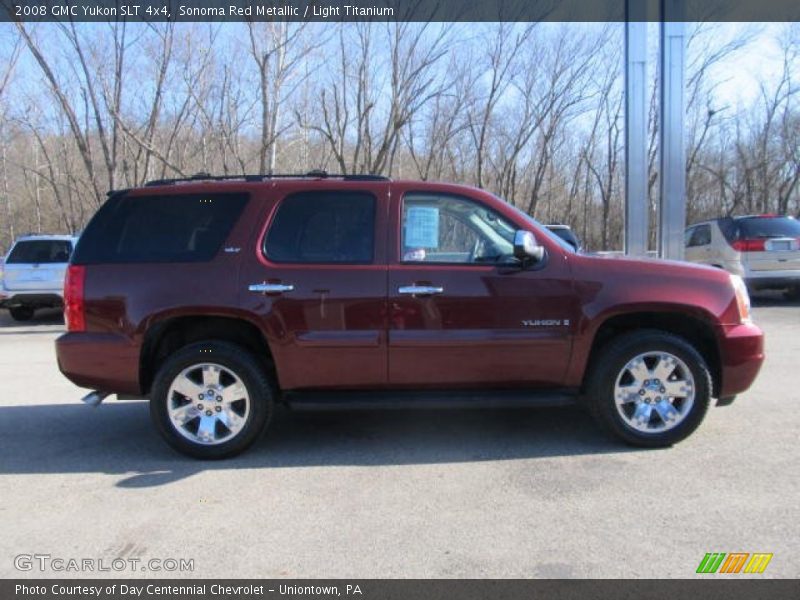Sonoma Red Metallic / Light Titanium 2008 GMC Yukon SLT 4x4