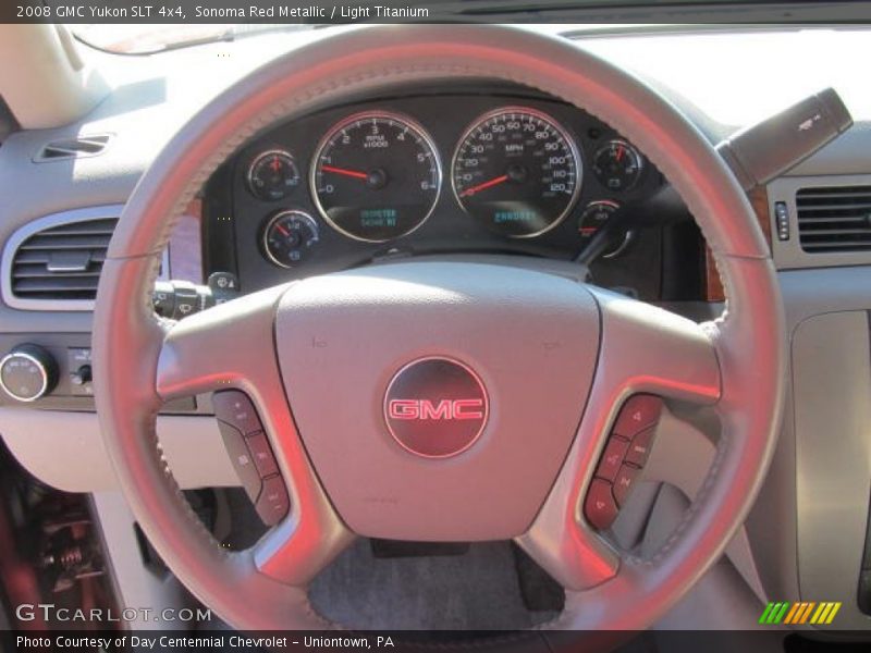 Sonoma Red Metallic / Light Titanium 2008 GMC Yukon SLT 4x4
