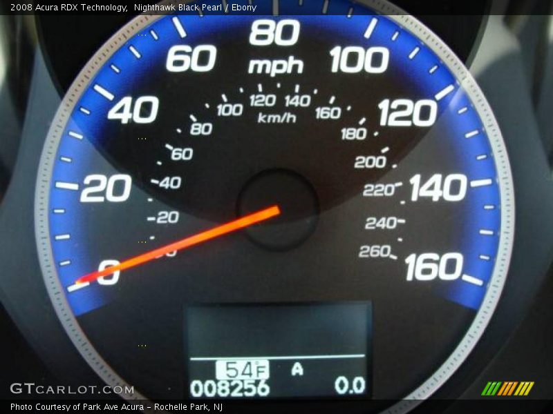 Nighthawk Black Pearl / Ebony 2008 Acura RDX Technology