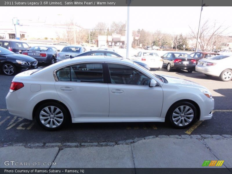 Satin White Pearl / Warm Ivory 2011 Subaru Legacy 3.6R Limited