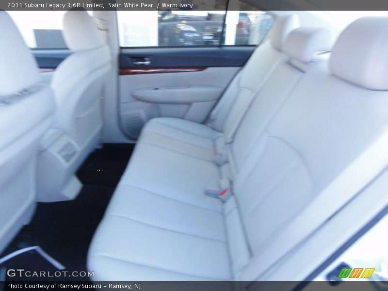 Satin White Pearl / Warm Ivory 2011 Subaru Legacy 3.6R Limited