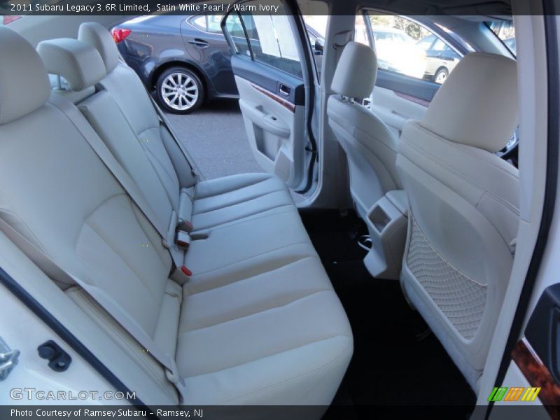 Satin White Pearl / Warm Ivory 2011 Subaru Legacy 3.6R Limited