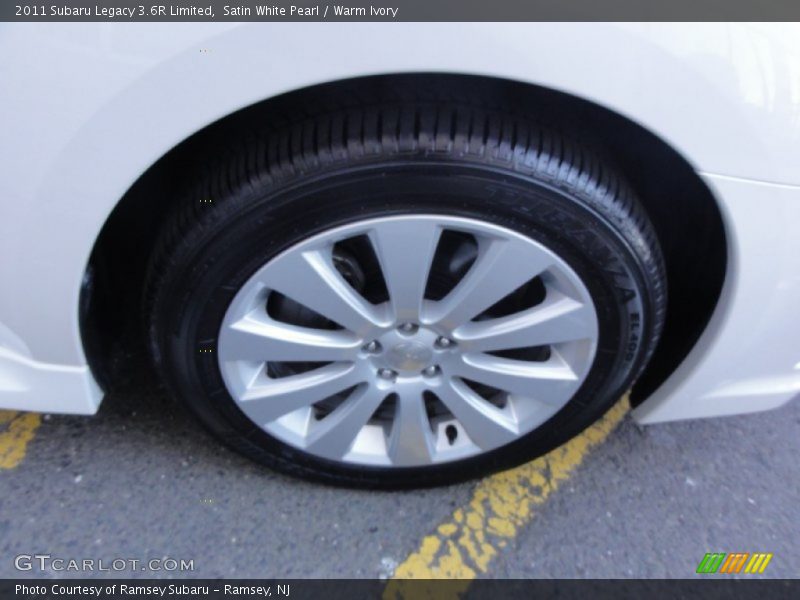 Satin White Pearl / Warm Ivory 2011 Subaru Legacy 3.6R Limited