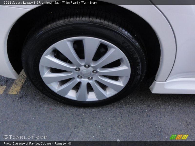 Satin White Pearl / Warm Ivory 2011 Subaru Legacy 3.6R Limited