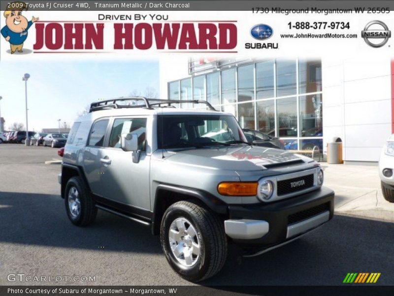 Titanium Metallic / Dark Charcoal 2009 Toyota FJ Cruiser 4WD