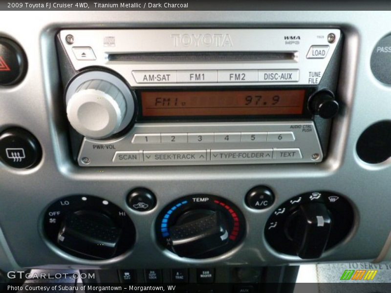Titanium Metallic / Dark Charcoal 2009 Toyota FJ Cruiser 4WD