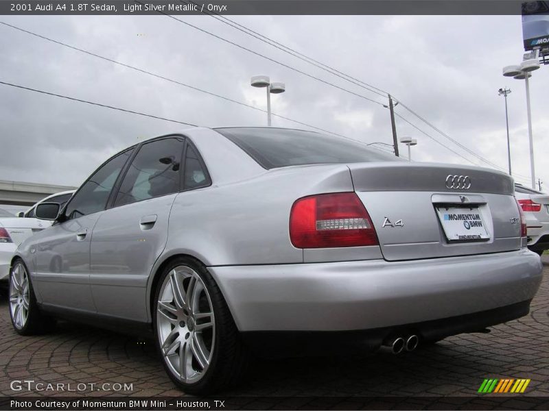 Light Silver Metallic / Onyx 2001 Audi A4 1.8T Sedan