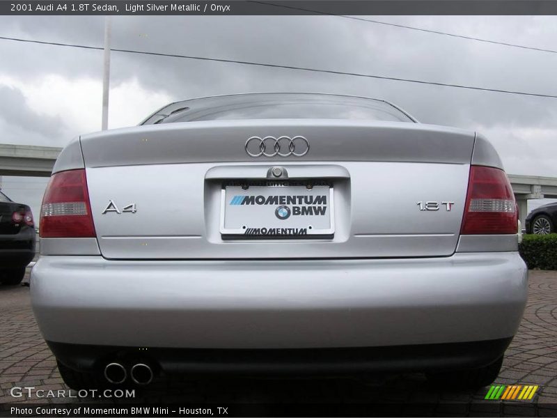 Light Silver Metallic / Onyx 2001 Audi A4 1.8T Sedan