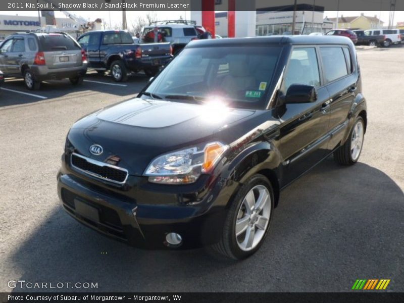 Shadow Black / Sand/Black Premium Leather 2011 Kia Soul !
