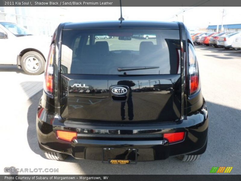 Shadow Black / Sand/Black Premium Leather 2011 Kia Soul !